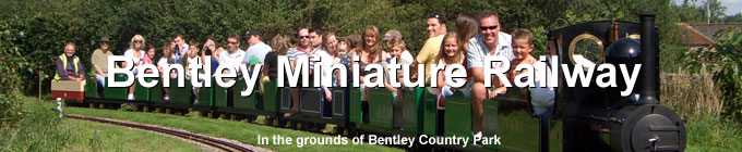 Bentley Miniature Railway in the grounds of Bentley Wildfowl and Motor Museum